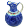 Polish Pottery Pitcher 5 Cup Spring Country Trip
