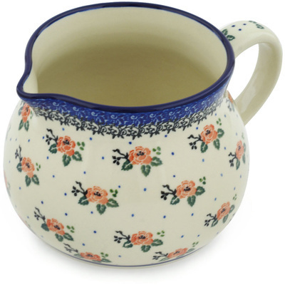 Polish Pottery Pitcher 50 oz Pasadena Delight