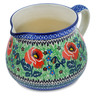 Polish Pottery Pitcher 50 oz Playful Poppy UNIKAT