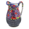 Polish Pottery Pitcher 52 oz Violet Days UNIKAT