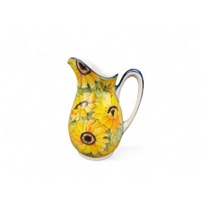 Polish Pottery Pitcher 54 oz Summer&#039;s Best