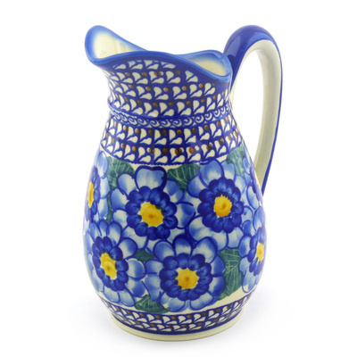 Polish Pottery Pitcher 55 oz UNIKAT