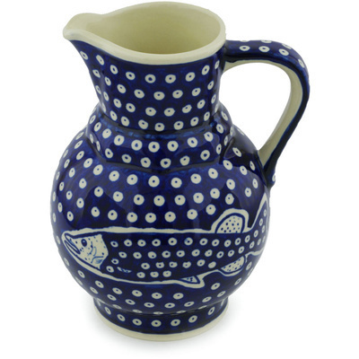 Polish Pottery Pitcher 59 oz