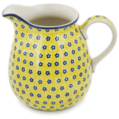 Polish Pottery Pitcher 6 Cup Sunshine