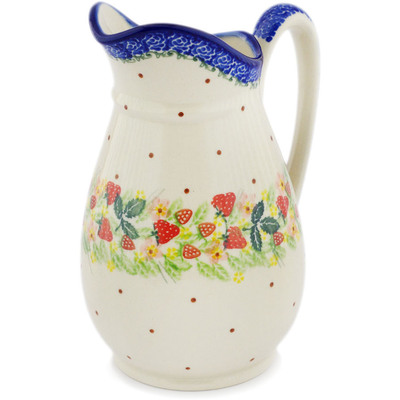 Polish Pottery Pitcher 6 cups