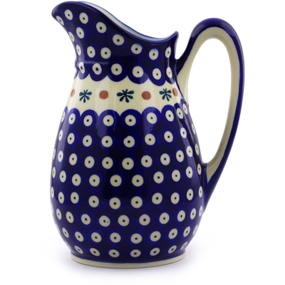 Polish Pottery Pitcher 6 cups Mosquito