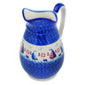 Polish Pottery Pitcher 6 cups Sweet Sailboats