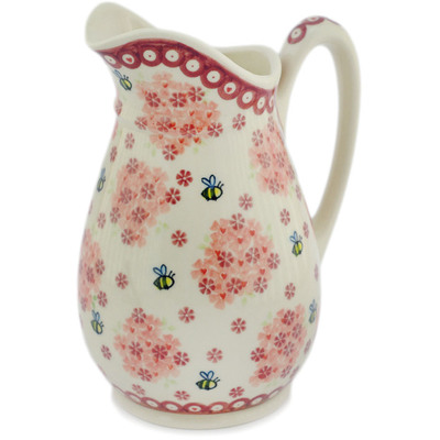 Polish Pottery Pitcher 6 cups UNIKAT