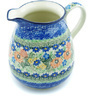 Polish Pottery Pitcher 67 oz Brilliant Bouquet UNIKAT