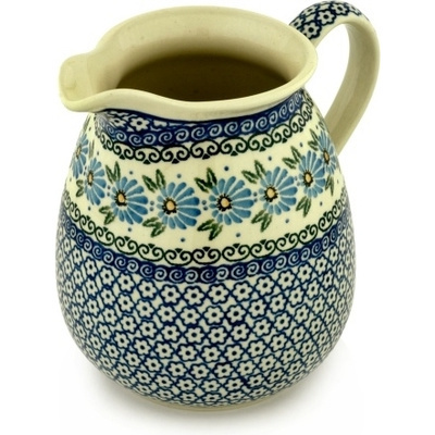 Polish Pottery Pitcher 67 oz Marigold Morning