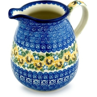 Polish Pottery Pitcher 67 oz UNIKAT