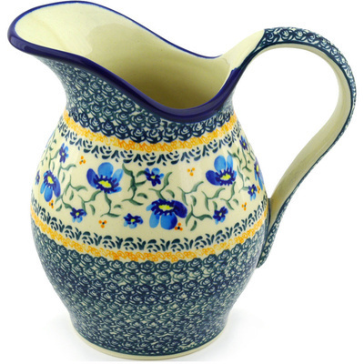 Polish Pottery Pitcher 7&frac34; Cup