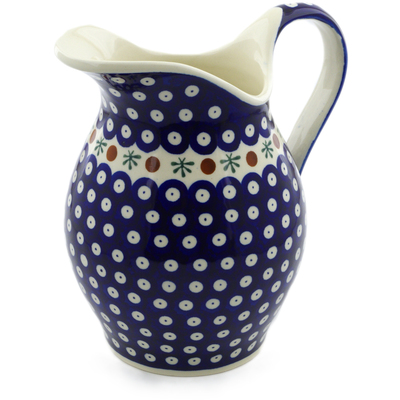 Polish Pottery Pitcher 7&frac34; Cup Mosquito