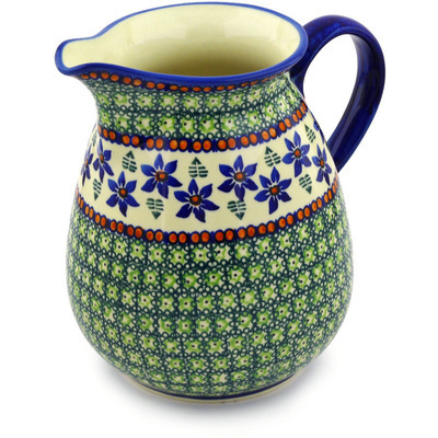 Polish Pottery Pitcher 71 oz