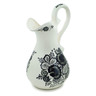 faience Pitcher 79 oz Black