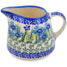 Polish Pottery Pitcher 9 oz Fresh Flora