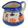 Polish Pottery Pitcher 9 oz Harvest Haunt