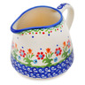 Polish Pottery Pitcher 9 oz Spring Flowers