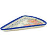 Polish Pottery Pizza Plate 12&quot; Aster UNIKAT