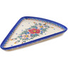 Polish Pottery Pizza Plate 12&quot; Perfect Garden UNIKAT