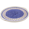Polish Pottery Pizza Plate 18&quot; Rings Of Happiness