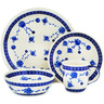 Polish Pottery Place Setting 11&quot; Delicate Poppy