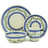 Polish Pottery Place Setting 11&quot; Holly Hop