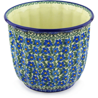 Polish Pottery Planter 10&quot; UNIKAT