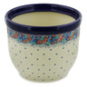 Polish Pottery Planter 12&quot; Autumn Bunch UNIKAT