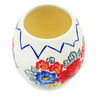 Faience Planter 4&quot; Little Flower Patch