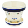 Polish Pottery Planter 5&quot; Country Meadow