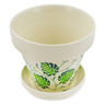 Polish Pottery Planter 5" Monstera Deliciosa