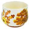 faience Planter 6&quot; Brown Tree