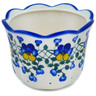 Polish Pottery Planter 6&quot; Indigo Dream