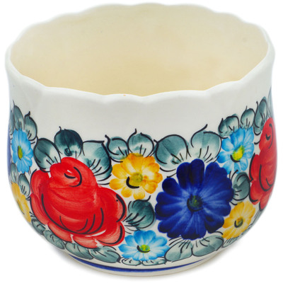 faience Planter 6&quot; Little Flower Patch