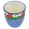 Polish Pottery Planter 6&quot; Polish Poppies UNIKAT