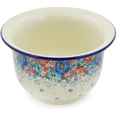 Polish Pottery Planter 7&quot; Autumn Bunch UNIKAT