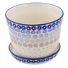 Polish Pottery Planter 7&quot; Calm Radiance UNIKAT