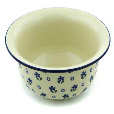 Polish Pottery Planter 7&quot; Daisy Sprinkles