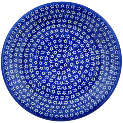 Polish Pottery Plate 10&quot; Azul Garden