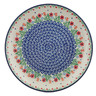 Polish Pottery Plate 10&quot; Babcia&#039;s Garden