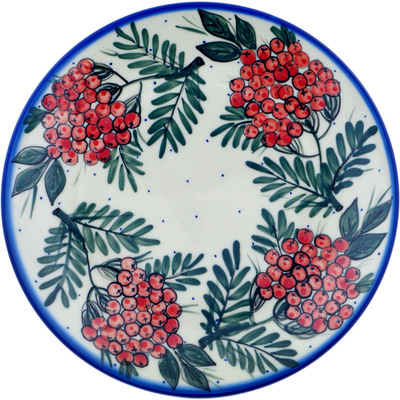 Polish Pottery Plate 10&quot; Berry Bounty UNIKAT