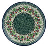 Polish Pottery Plate 10&quot; Berry Garland
