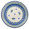 Polish Pottery Plate 10&quot; Blackberry Vines