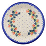 Polish Pottery Plate 10&quot; California Poppies