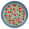Polish Pottery Plate 10&quot; Cherry Sweet