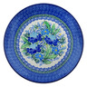 Polish Pottery Plate 10&quot; Country Blossoms UNIKAT