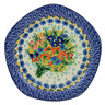 Polish Pottery Plate 10&quot; Dream Bouquet UNIKAT