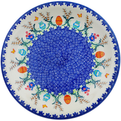 Polish Pottery Plate 10&quot; Easter Day Delight UNIKAT