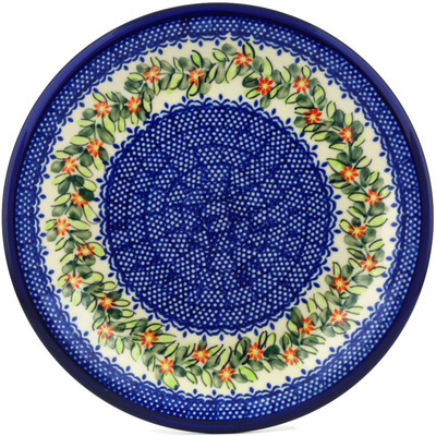 Polish Pottery Plate 10&quot; Elegant Garland